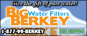 Give the gift of pure water! For a limited time, Alex Jones and GCN listeners receive 5% off their total purchase of any white ceramic filter system. Big Berkey Water Filters-Give the gift of pure water!